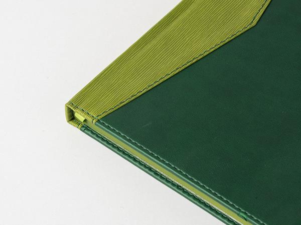 Пэчворк-ежедневники в кожаной обложке, цветной обрез, 80 страниц в линейку